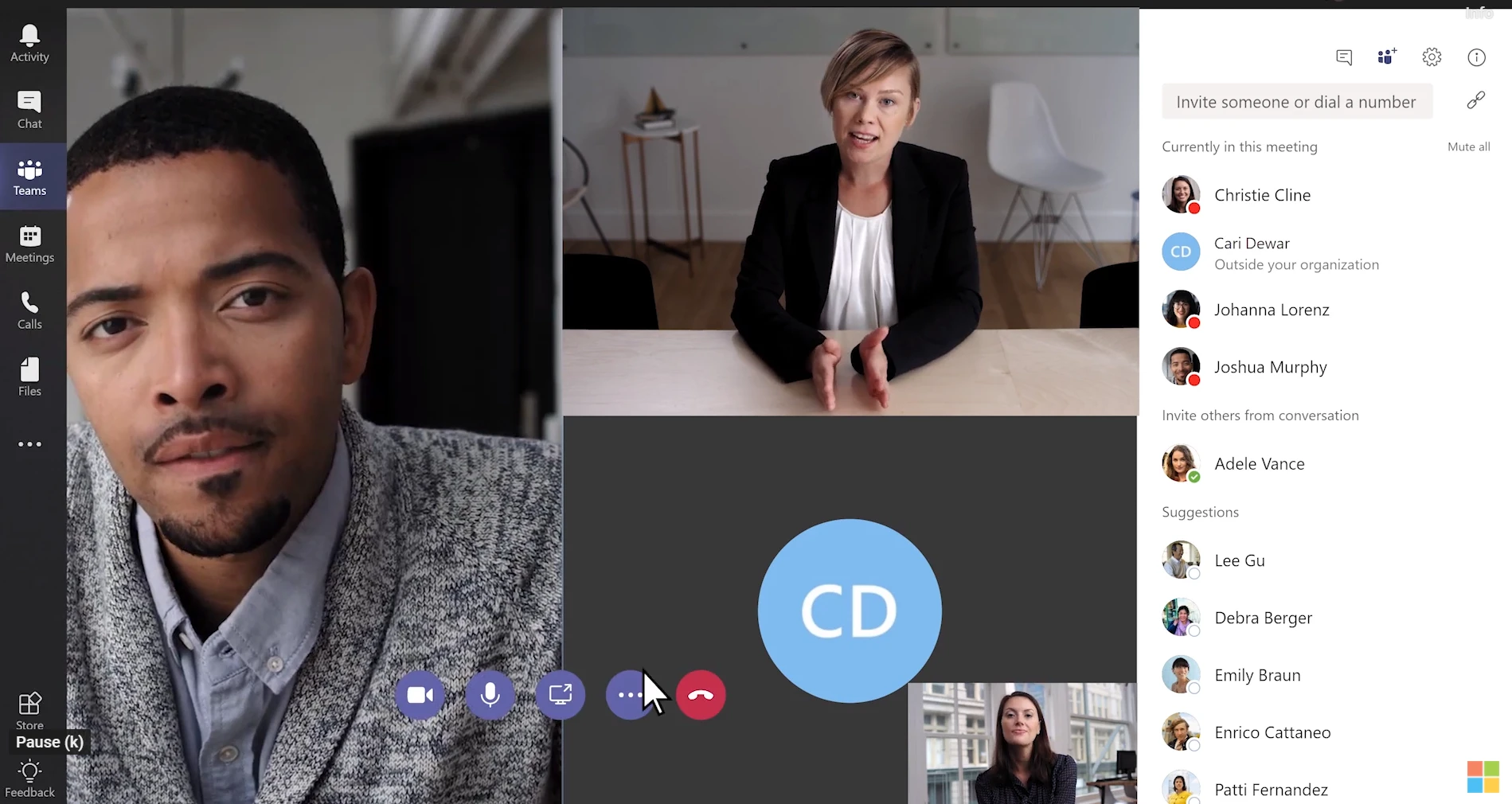 Microsoft Teams: Creating instant remote work meetings in a few clicks