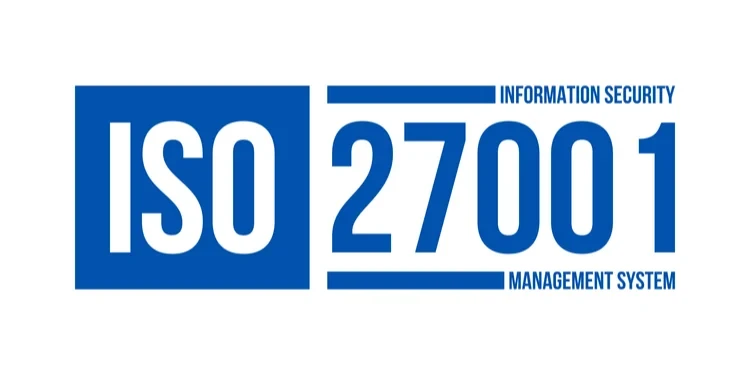 The logo for ISO 27001 information security management systems