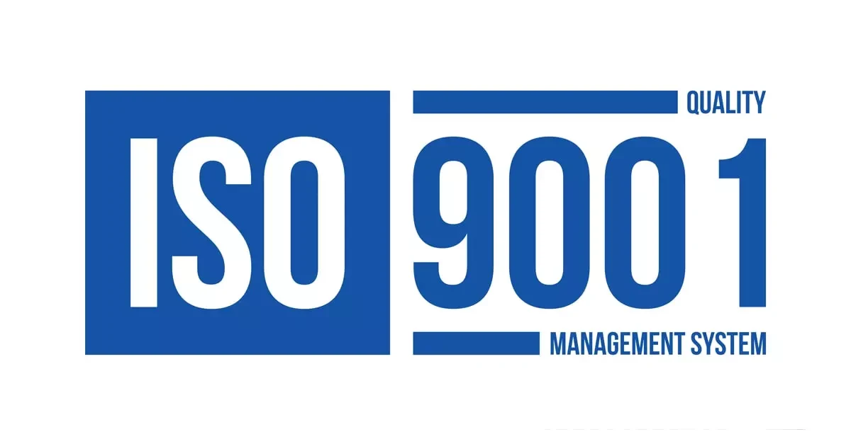 The logo for ISO 9001 Quality Management System